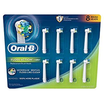 Oral-B Replacement Brush Heads, Floss Action (8 ct.) ES