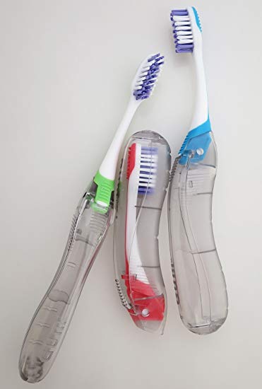 Ortho Travel Folding Toothbrush (12 Pack)