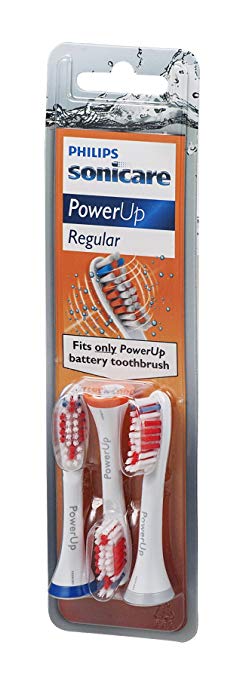 Philips Sonicare PowerUp Toothbrush Heads Regular - 3 CT