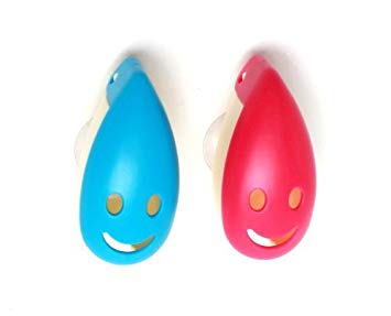 Smiley Set of 2 Antimicrobial Toothbrush Holders, 10-Pack