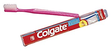 Colgate Manual Toothbrush, Soft Bristles, Plastic, White