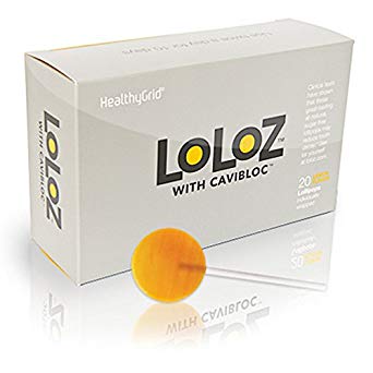 Loloz - Cavity Fighting Lemon Lollipops - 3 to 6 months of protection (20 pieces)