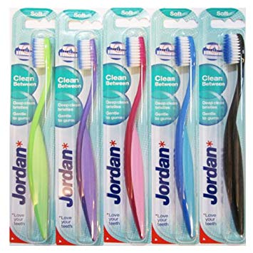 5 Jordan Clean Between Toothbrushes Soft