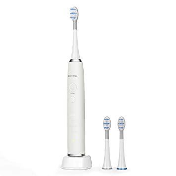 Sonic Electric Toothbrush, Coredy Power Rechargeable Dental Toothbrush with Automatic Smart Timer, 3...