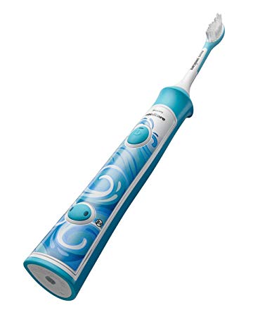 Philips Sonicare HX6311/07 Rechargeable Electric Toothbrush for Kids Twin Pack (2 Brushes)