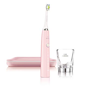 Philips Sonicare DiamondClean Sonic Electric Rechargeable Toothbrush, Pink, HX9362/68