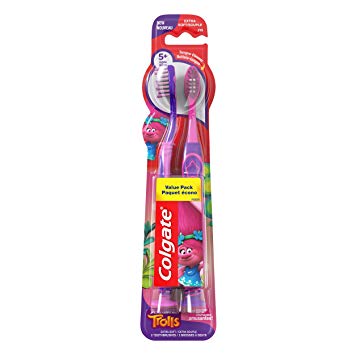 Colgate Kids Toothbrush, Trolls, Extra Soft - 2 count (6 Pack)