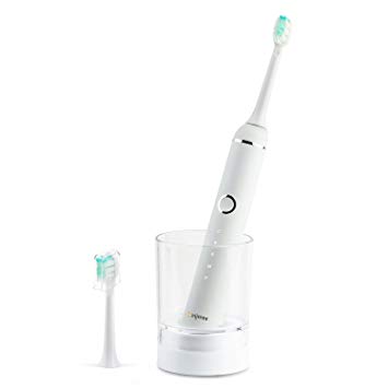 Sonic Toothbrush Clean as Dentist Rechargeable Electric Toothbrush with Smart Timer Minimum 30 Days...
