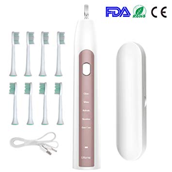 Sonic Electric Toothbrush 2000 mAh Rechargeable USB 100 days Working 5 Cleaning Modes IXP7...