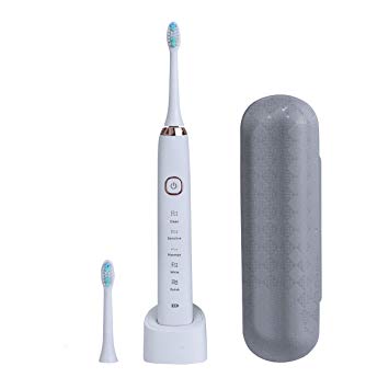 Electric Toothbrush, SARMOCARE Rechargeable Electronic Sonic Toothbrush with Smart Timer, 5 Modes...