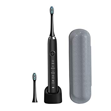 Electric Toothbrush, SARMOCARE Rechargeable Electronic Sonic Toothbrush with Smart Timer, 5 Modes...