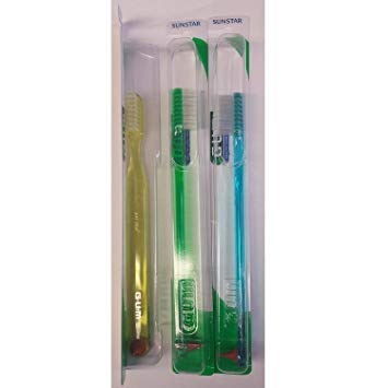 GUM 409 Toothbrush With Stimulator - Compact Soft by GUM