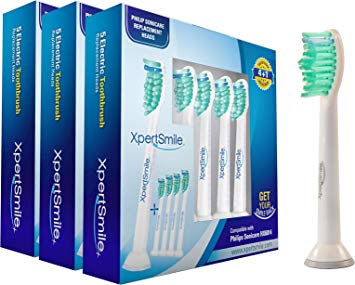 Philips Sonicare Toothbrush Heads (15Pack) - By XpertSmile - Premium Quality ProResults Replacement Brush...