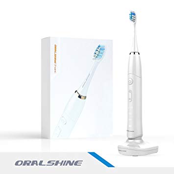Electric Rechargeable Power Toothbrush By Oralshine - Professional, Precision, Deep Cleaning -...