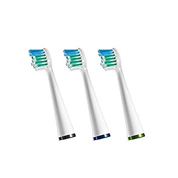Waterpik Sensonic Toothbrush Compact Brush Head, SRSB-3W, 3 Count
