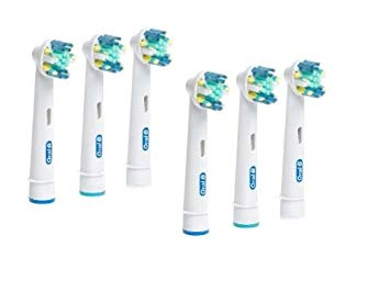 Oral B Floss Action: 6 Replacement Brush Heads