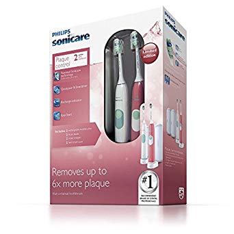 Philips Sonicare HX6252/72 Plaque Control Toothbrush 2 Color