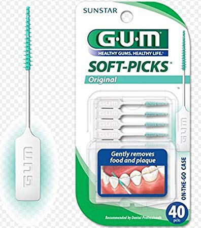 Gum Soft Picks - 40 per pack (8 packs of 40 each)