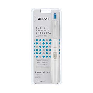 Omron sonic type electric toothbrush Chou micro vibrato HT-B201-W White