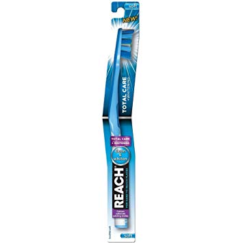 Reach Total Care Plus Whitening Toothbrush, Soft - Colors May Vary