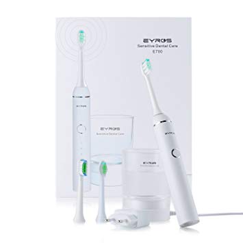 Electric Toothbrush,EYROS Rechargeable Electric Sonic ToothbrushSensitive Dental Care Efficient Clean...