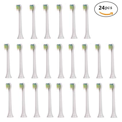 V-Bay Premium Replacement Toothbrush Heads for Philips Sonicare DiamondClean Mini Toothbrushes HX6074, 24 Count(6-Pack) [4, 8, 12, 16, 20, 24 Count Available].