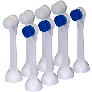 Cybersonic Classic Compact Replacement Brush Heads, 8 Pack, Compatible With All Cybersonic Electric...