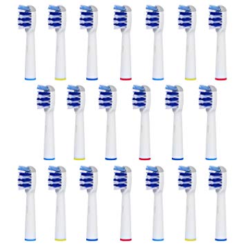 E-Cron Replacement Toothbrush heads Compatible With Electric Toothbrush Oral B TriZone (EB30-4),20 pcs (5x4)