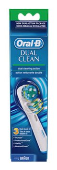 Oral-B Dual Clean EB417-3 Replacement Brush Head