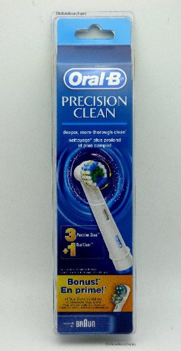 Oral B Precision Clean and Dual Action refills (3 Precision refills and 1 Dual Action refill)