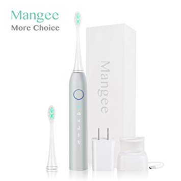 Electric Toothbrush Dentist Recommended, Gum Health Rechargeable Sonic Toothbrush with 2...
