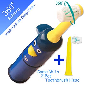 Best kids toothbrush electric,NeWisdom 360° rotating deep clean FAST brushing Electric Toothbrush for...