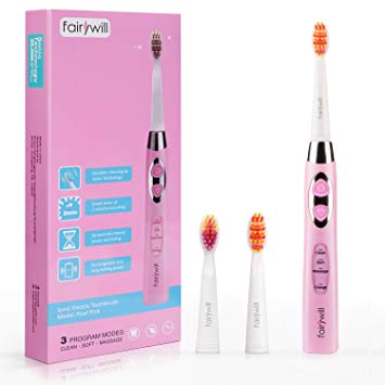 Electric Toothbrush Clean as Dentist Rechargeable 4 Hours Charge Minimum 30 Days Use 3 Optional Modes...